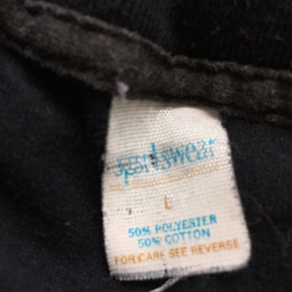 Vintage 1990 David Bowie Sound Vision World Tour T Shirt Large Band Black - Picture 7 of 7